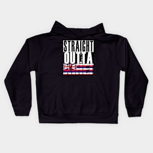 Straight Outta Kihei Maui by Hawaii Nei All Day Kids Hoodie